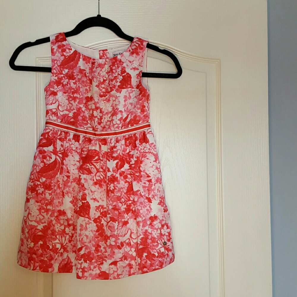 Red and Pink Floral Juicy Couture Dress