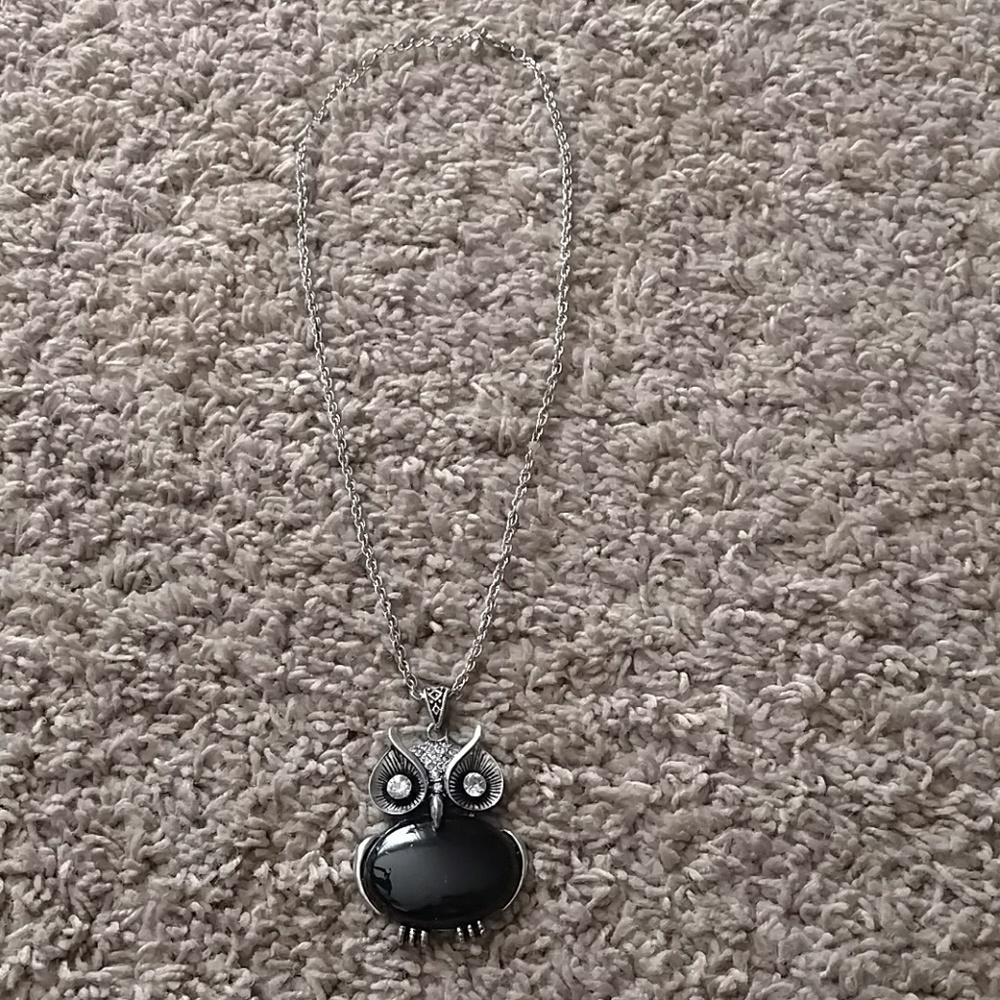 Owl Long Chained Necklace