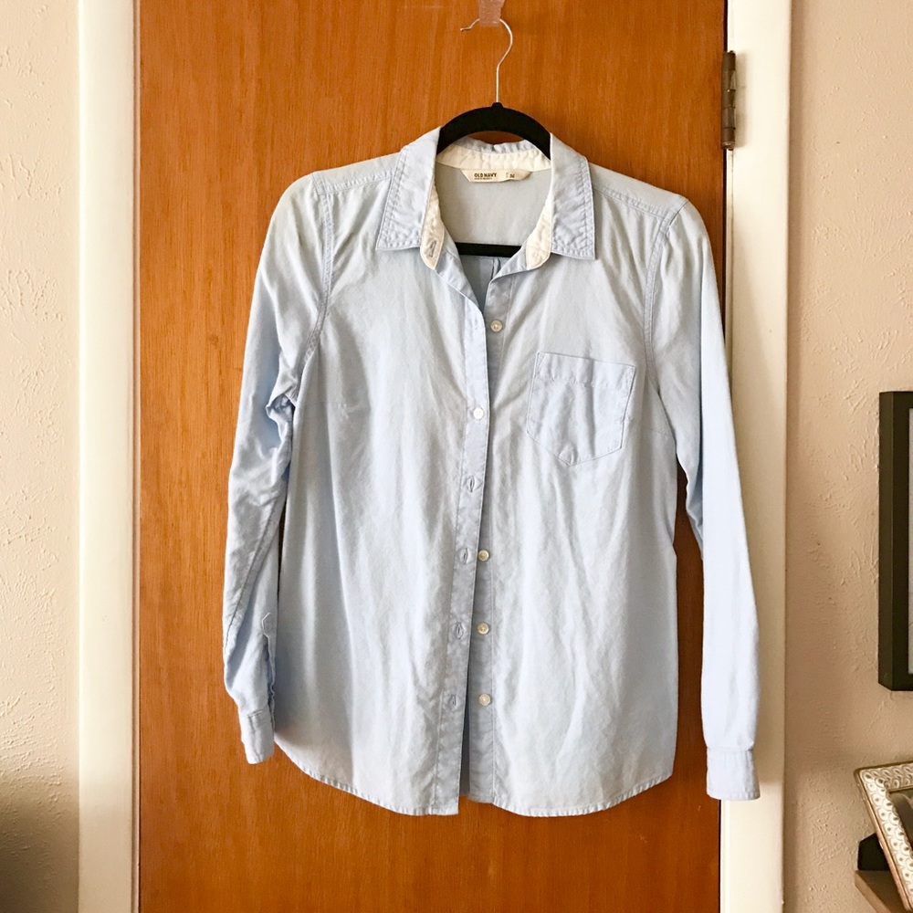Light blue oxford
