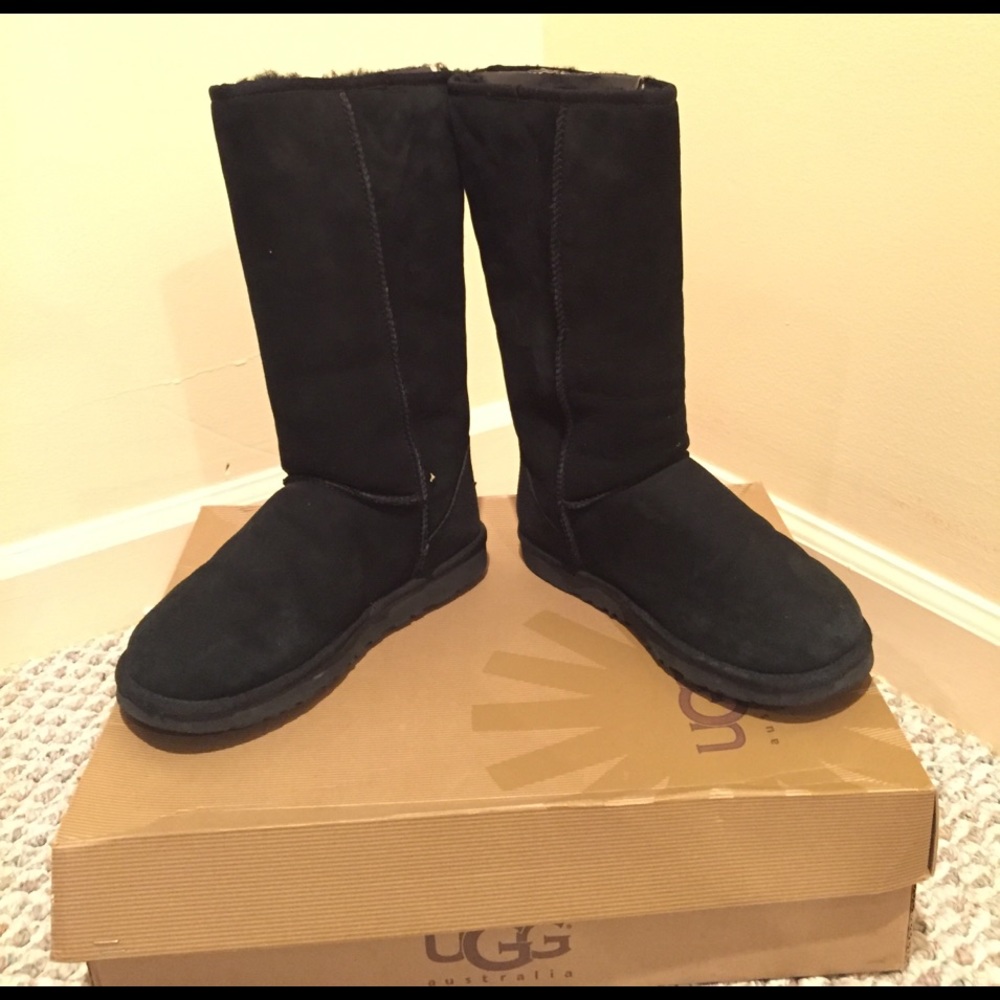 Tall Black UGG boots