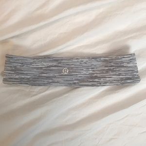 Grey & White Lululemon Headband