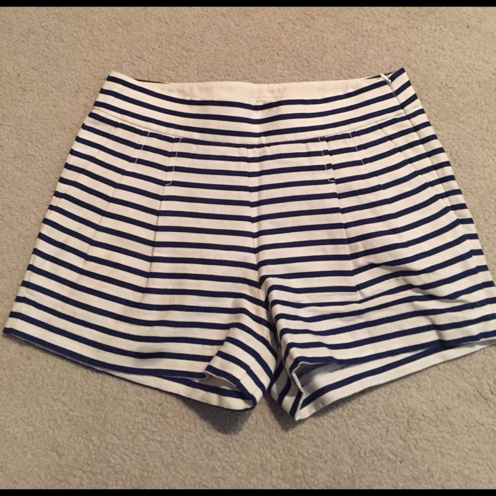 J.Crew Factory size 0 striped shorts