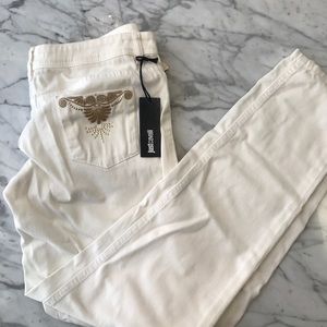 Just cavalli white jeans sz. 28