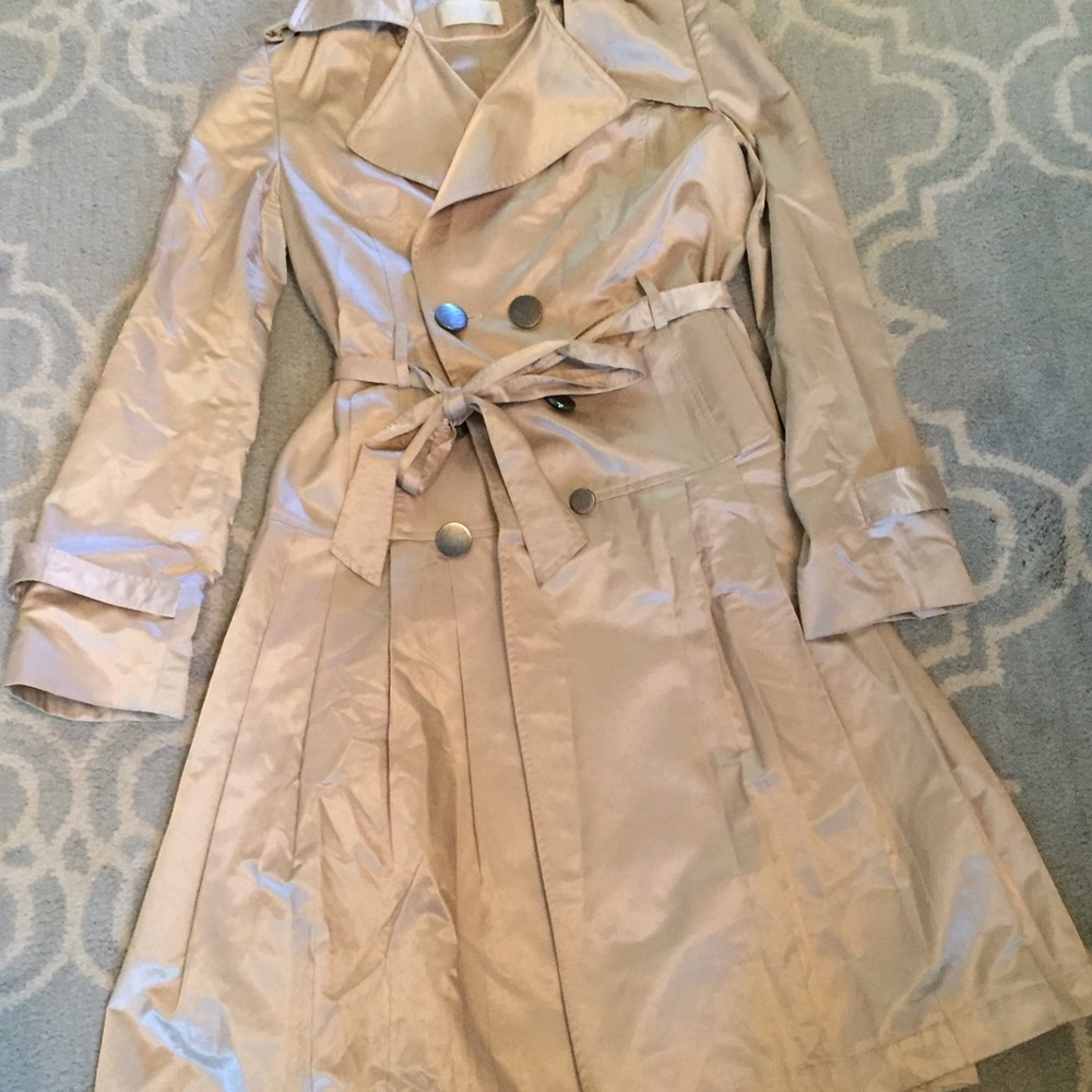 Badgley Mischka trench coat