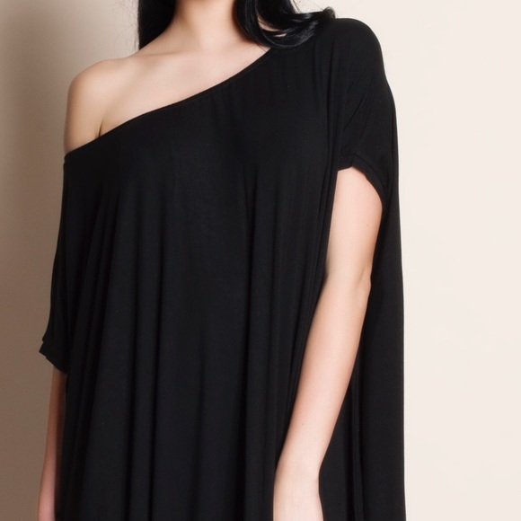 Off Shoulder Loose Maxi Dress - Picture 3 of 3