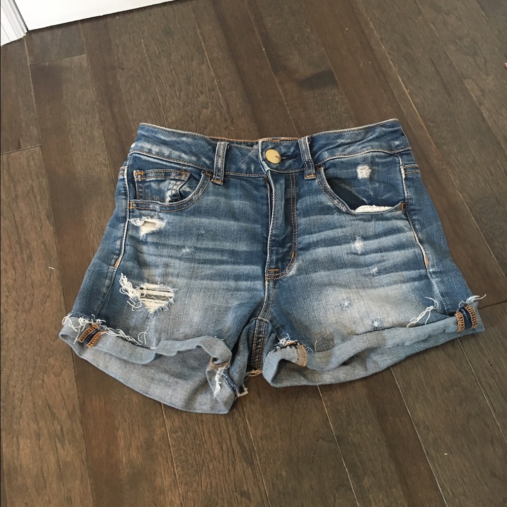 high rise shorts