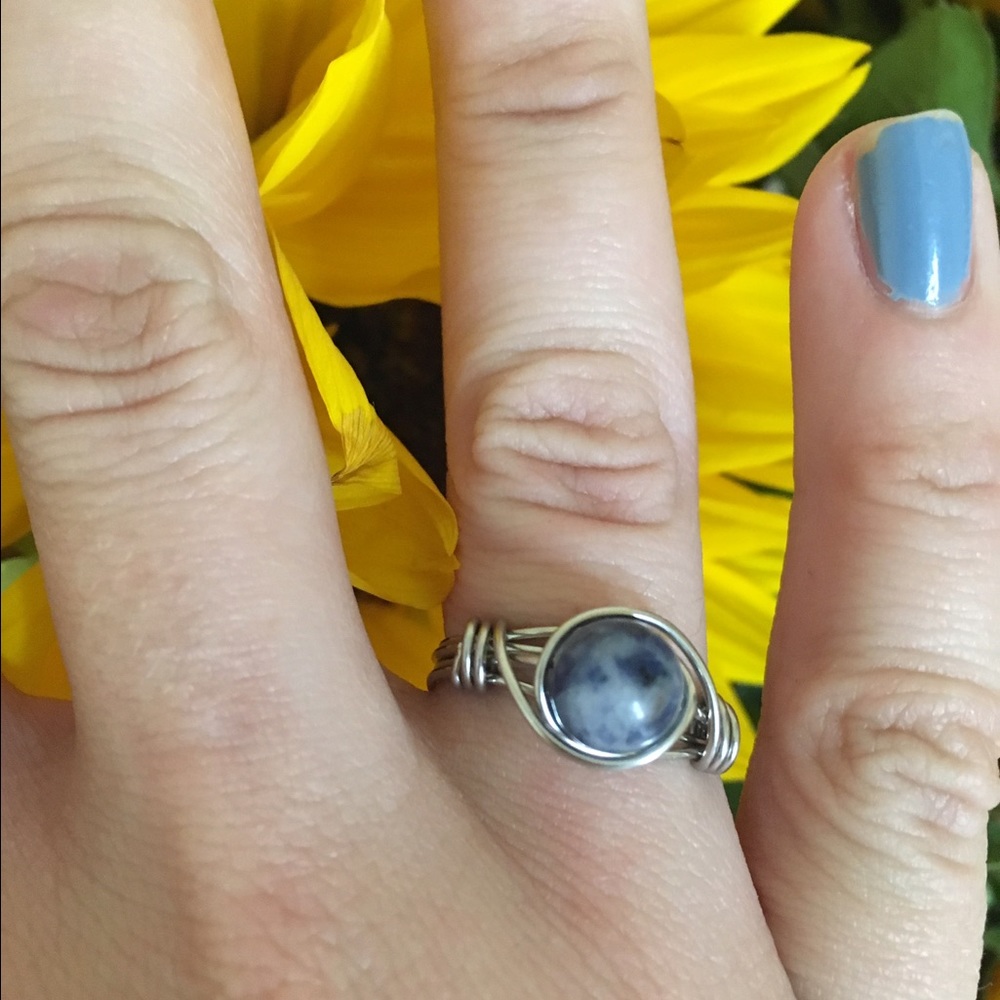 Hand made wire wrapped rings