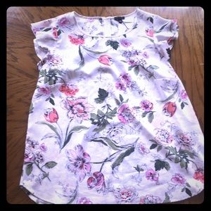 XL Loft Floral Print Blouse