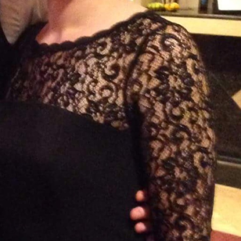 Donna Morgan Black Vintage Dress!