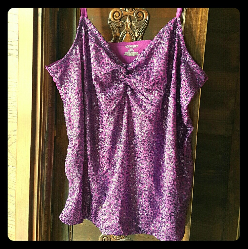 Sequined cami