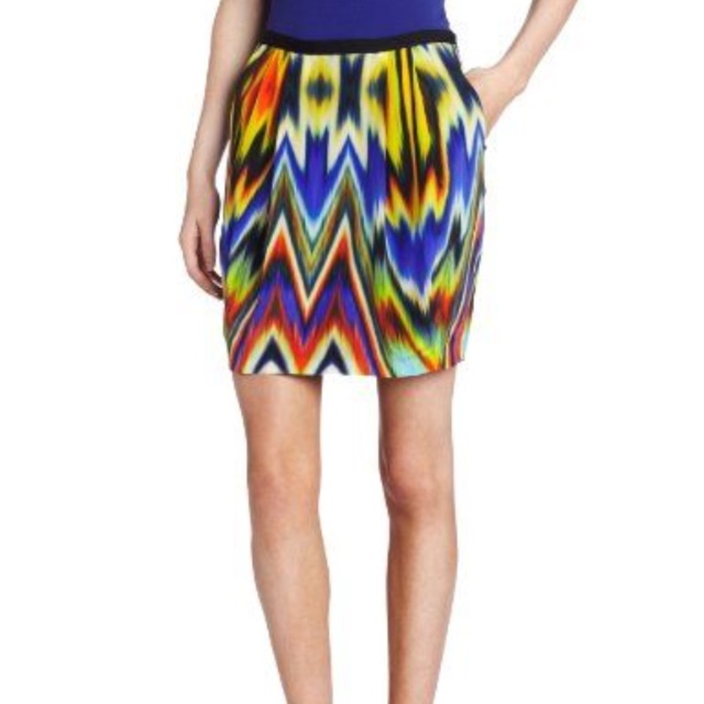 Cluny 100% silk skirt sz 10