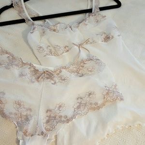 Lace Cami and Panty Set