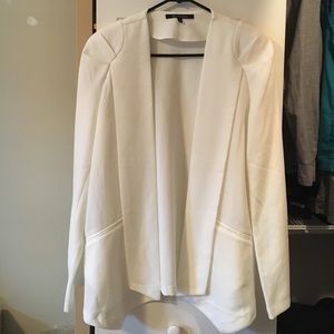 White Linen Blazer