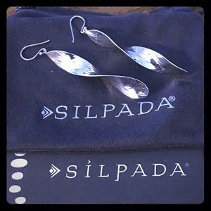 SILPADA RETIRED RIBBON (TWIST) Earrings HTF W2841