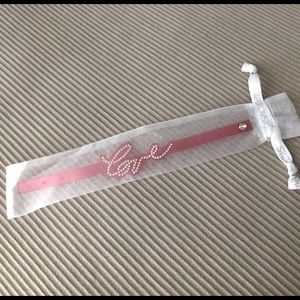 Swarovski Pink Crystal Rhinestone Jelly Bracelet