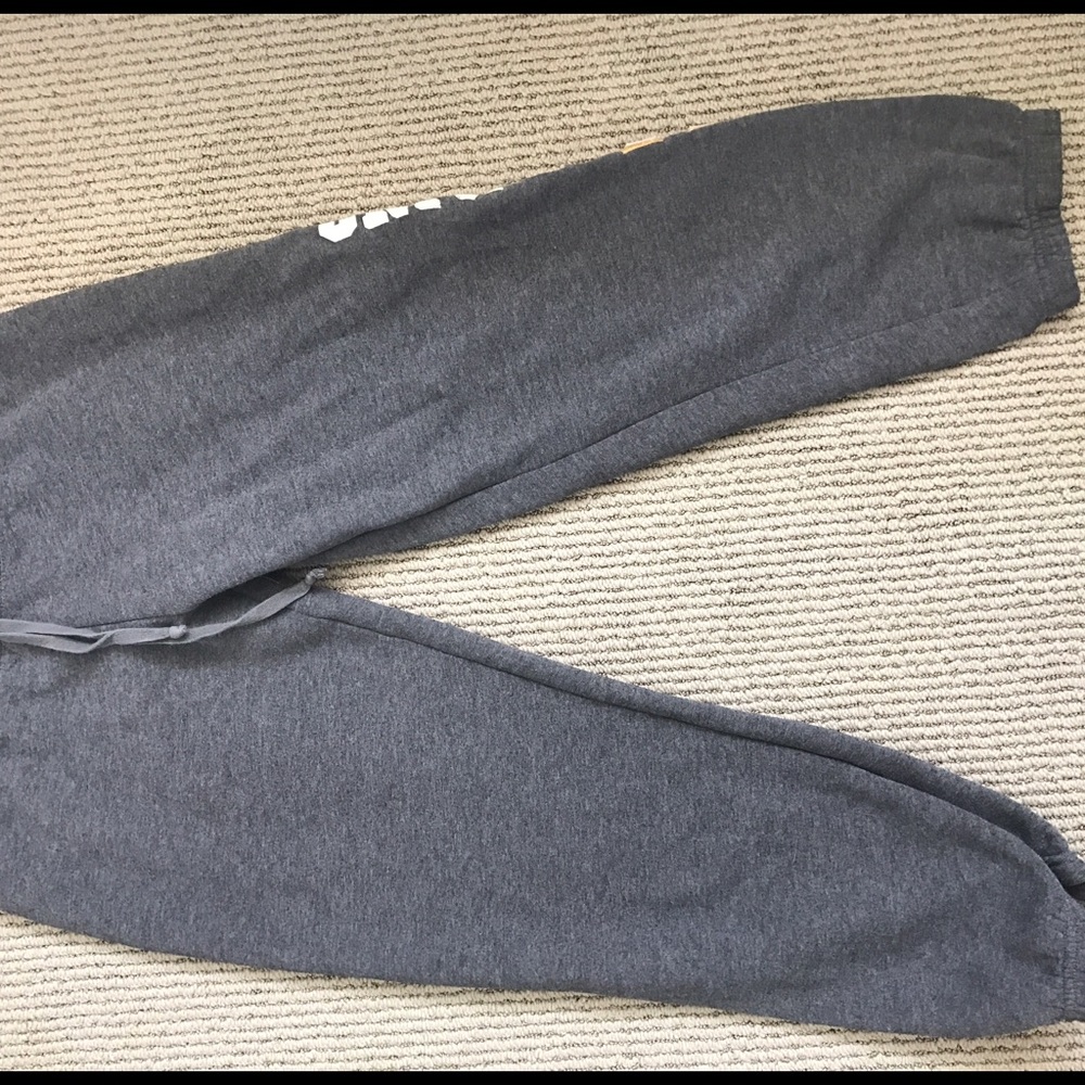 PINK grey sweatpants
