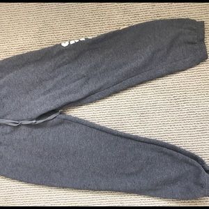 PINK grey sweatpants