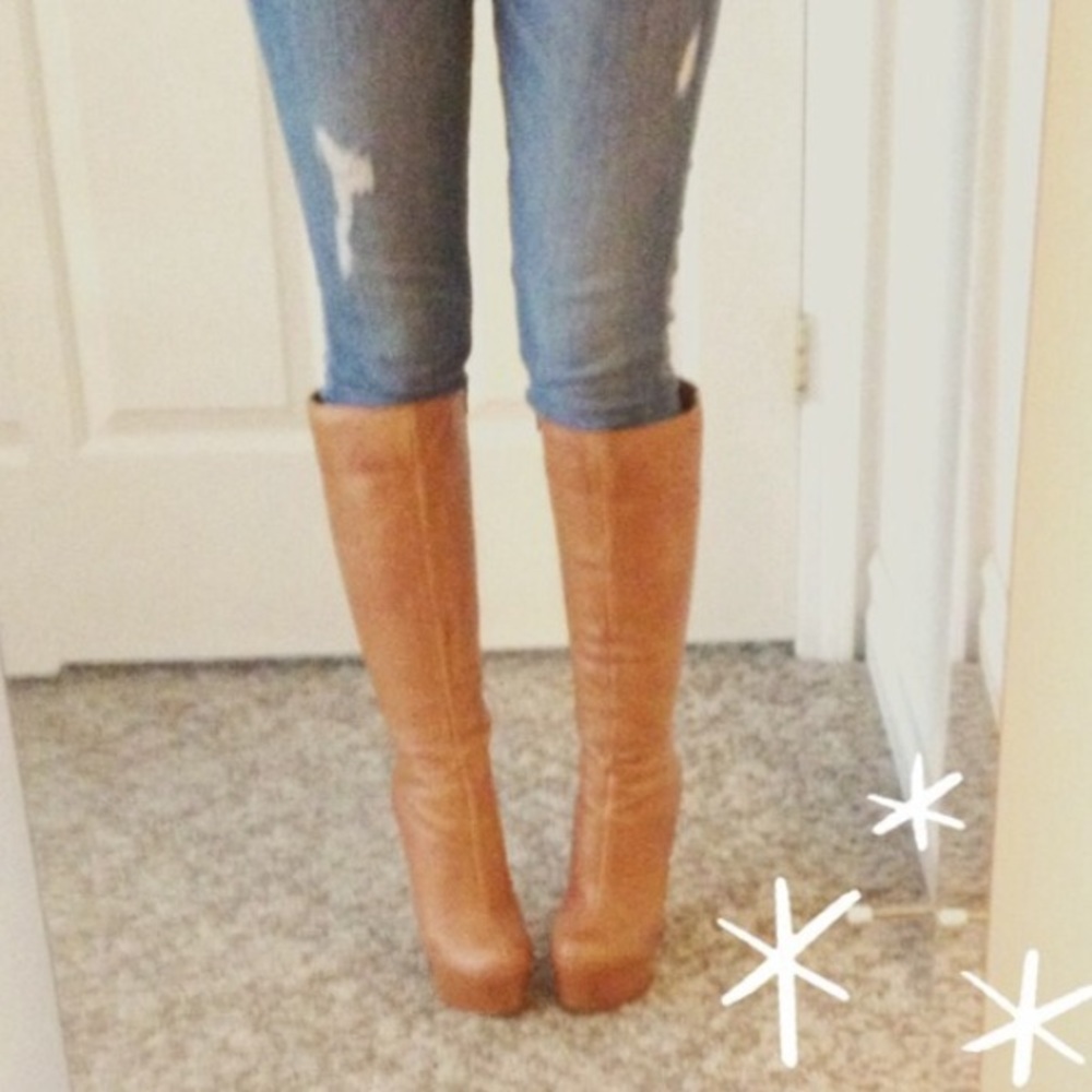 Victoria's Secret Brown Leather Boots