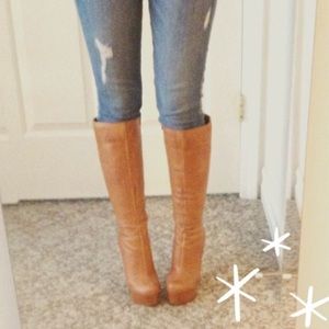 Victoria's Secret Brown Leather Boots