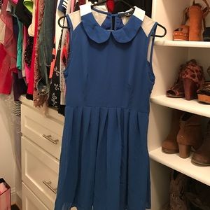 Blue dress