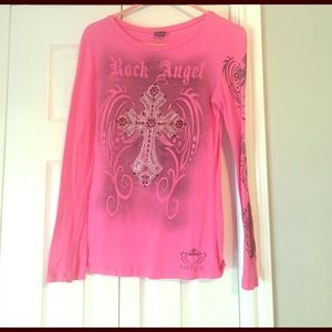 2 Katydid Long sleeve cotton shirts with bling.