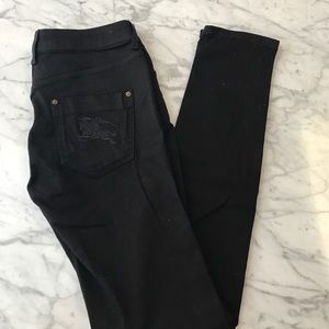 Men's Burberry brit black skinny jeans