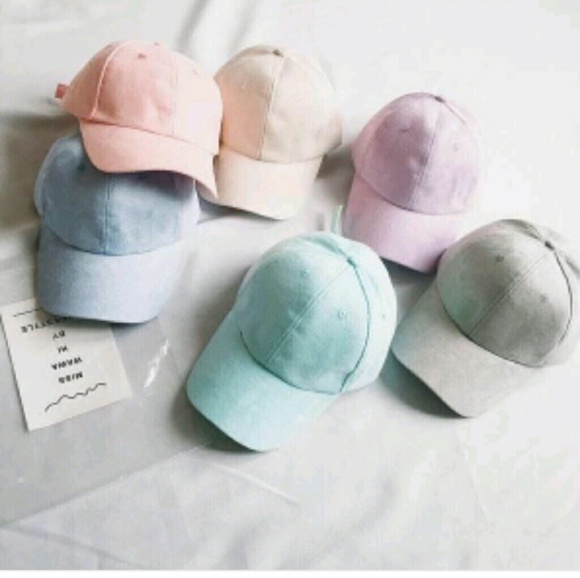 ONE LEFT! Suede Baseball Hats - Picture 2 of 4