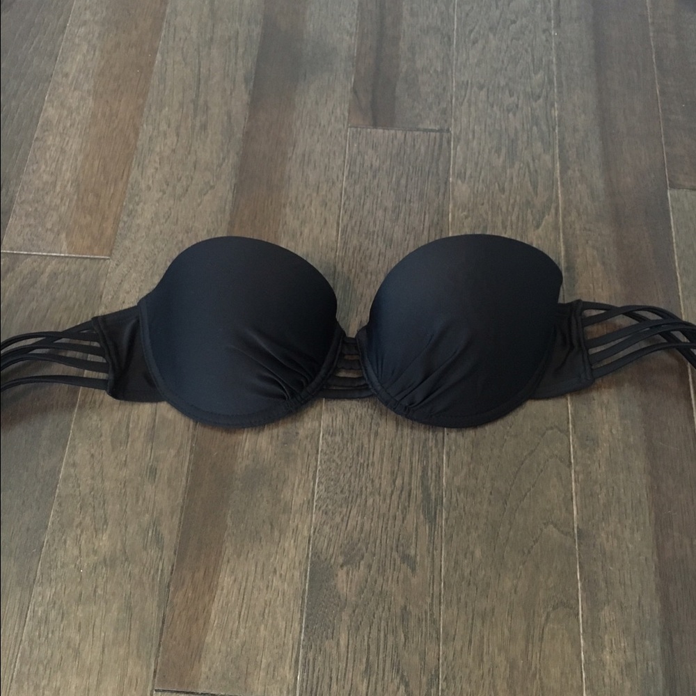 black bikini top
