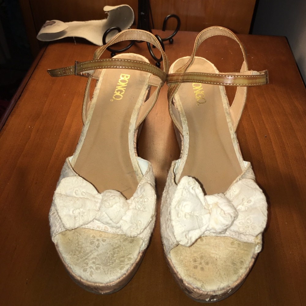Off White Wedges
