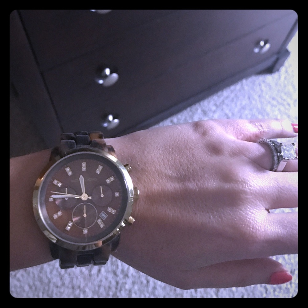 Michael Kors tortoise watch!