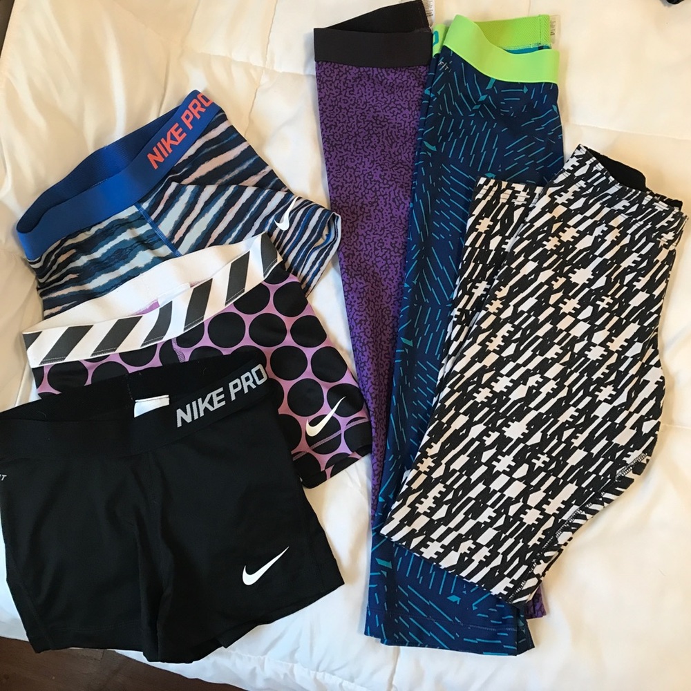 Nike Pro Lot of 6 Items Dri-Fit