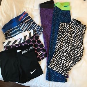 Nike Pro Lot of 6 Items Dri-Fit