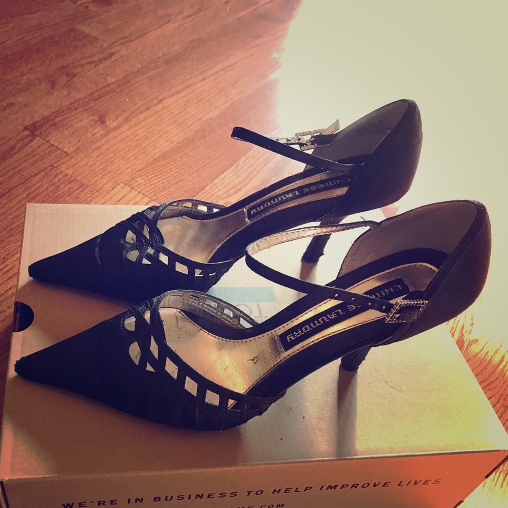 Chinese Laundry black stiletto shoes