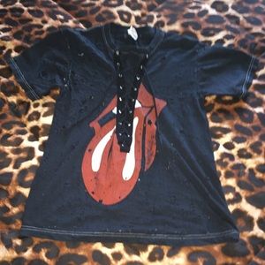 Rolling Stones distressed t shirt