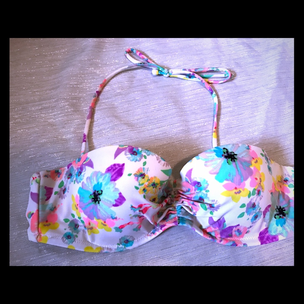 Victoria's Secret Floral Bandeau Top