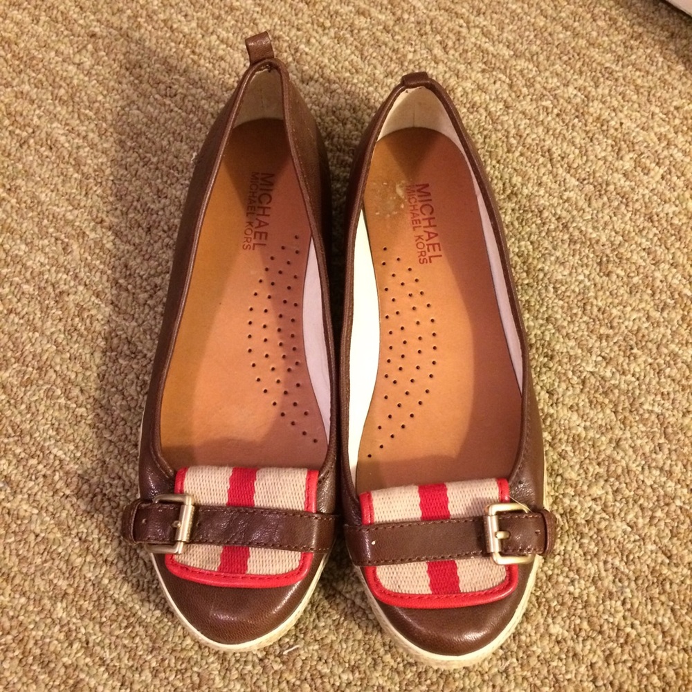Michael Kors Leather Flats