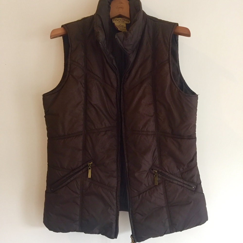 Brown Puffer Vest