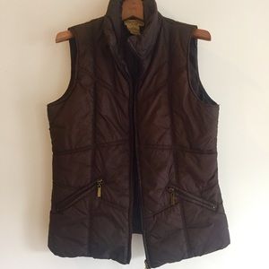 Brown Puffer Vest