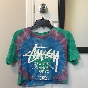 stussy crop top