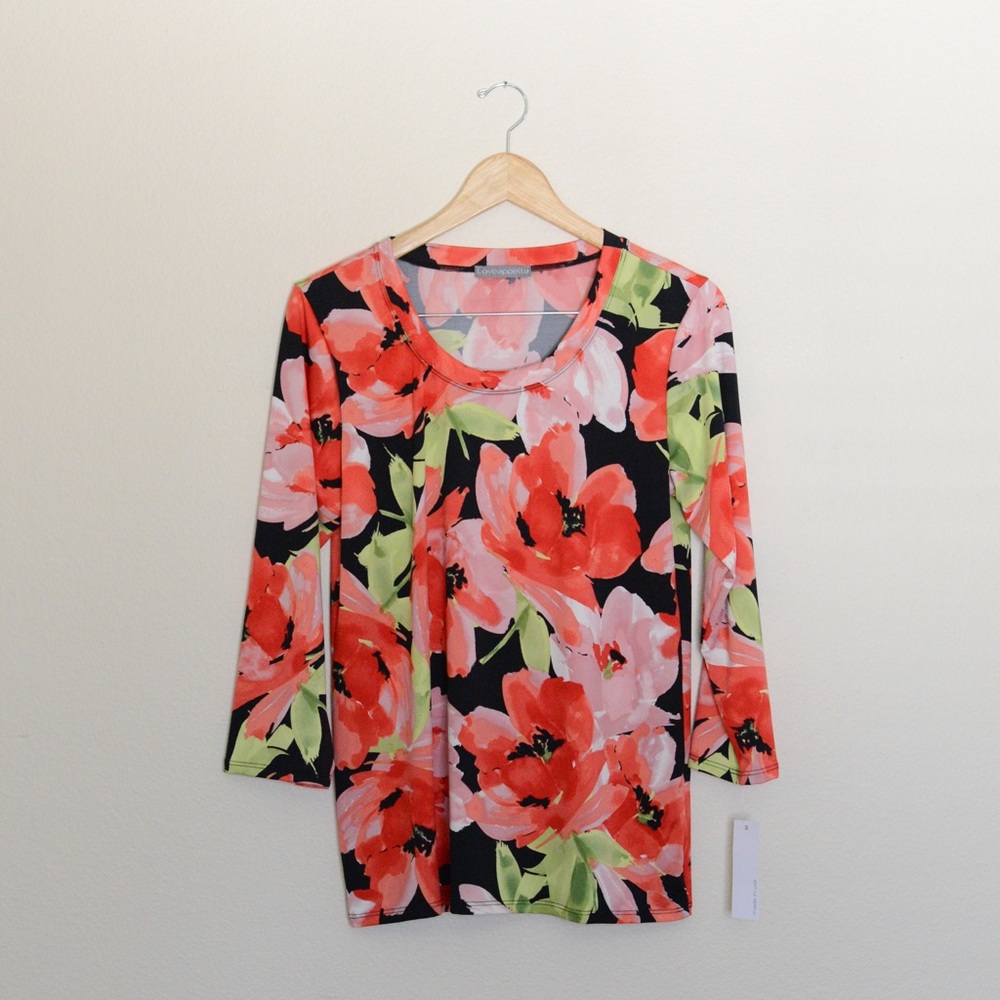 🌺Floral soft blouse by Loveapella NWT