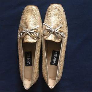 Vaneli Silver and Gold Flats