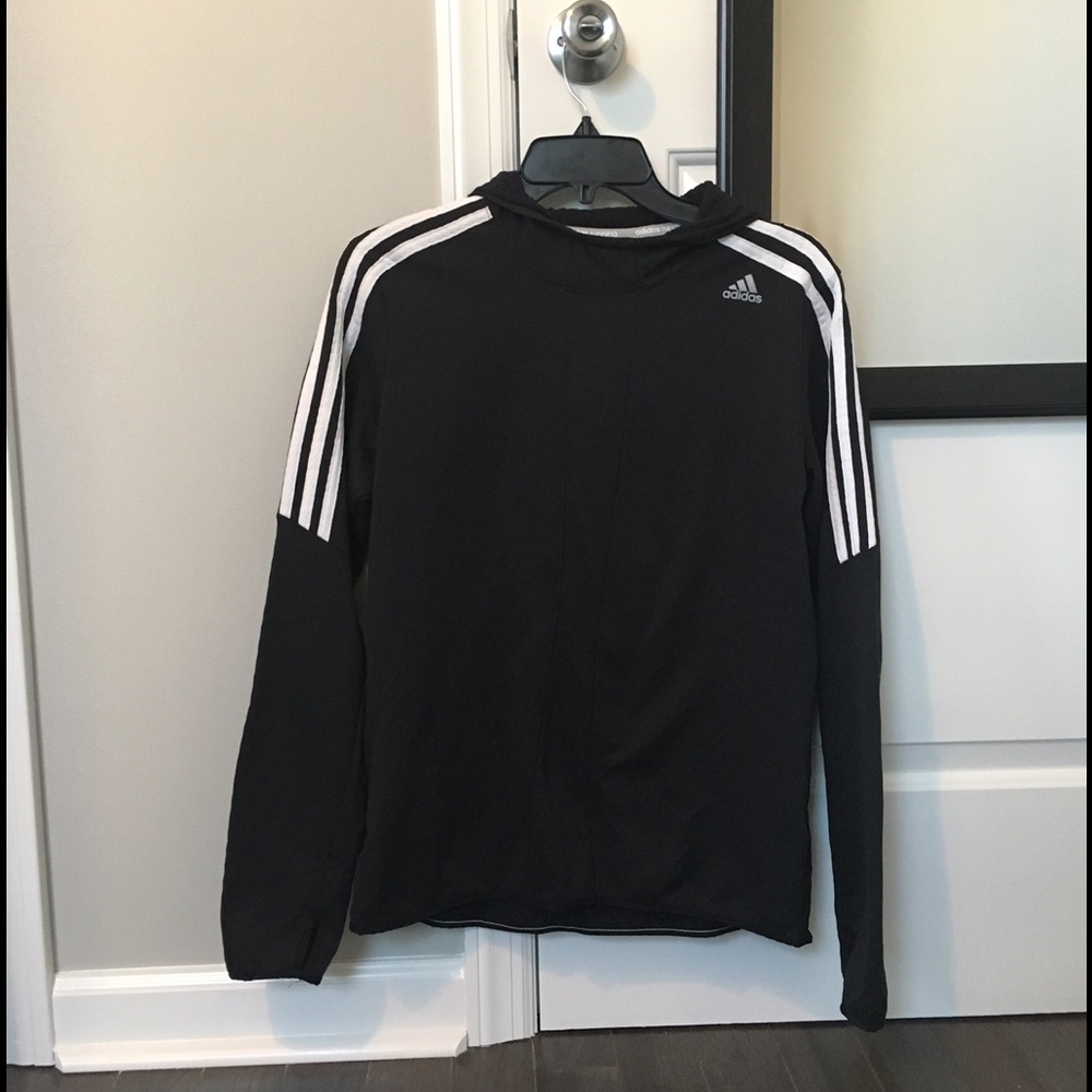 black adidas hoodie
