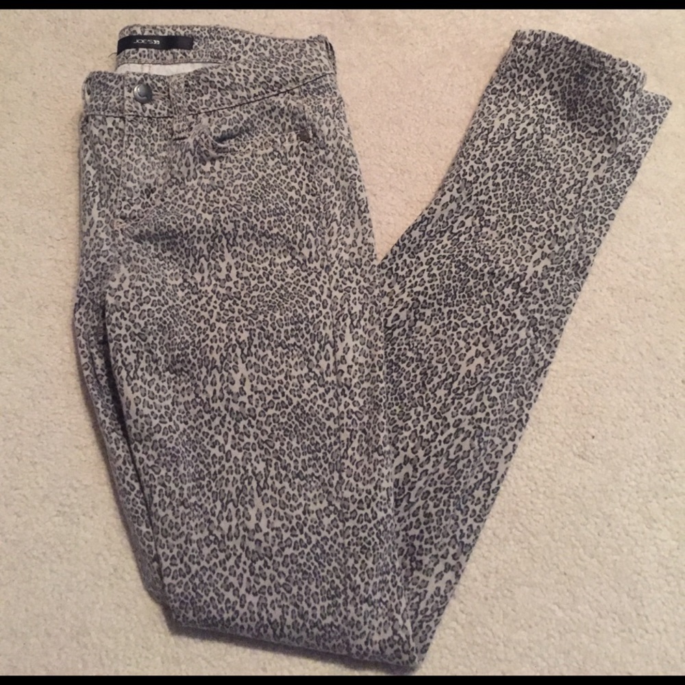 Joe's Jeans Leopard Print Skinny Jean