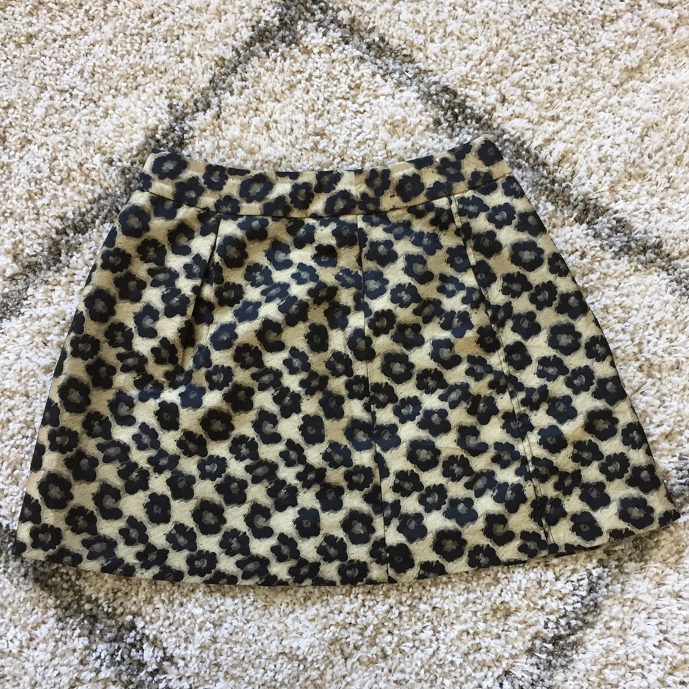 Banana Republic Leopard Skirt