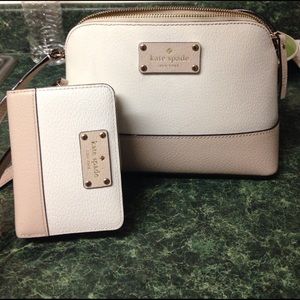 Purse and wallet matching set