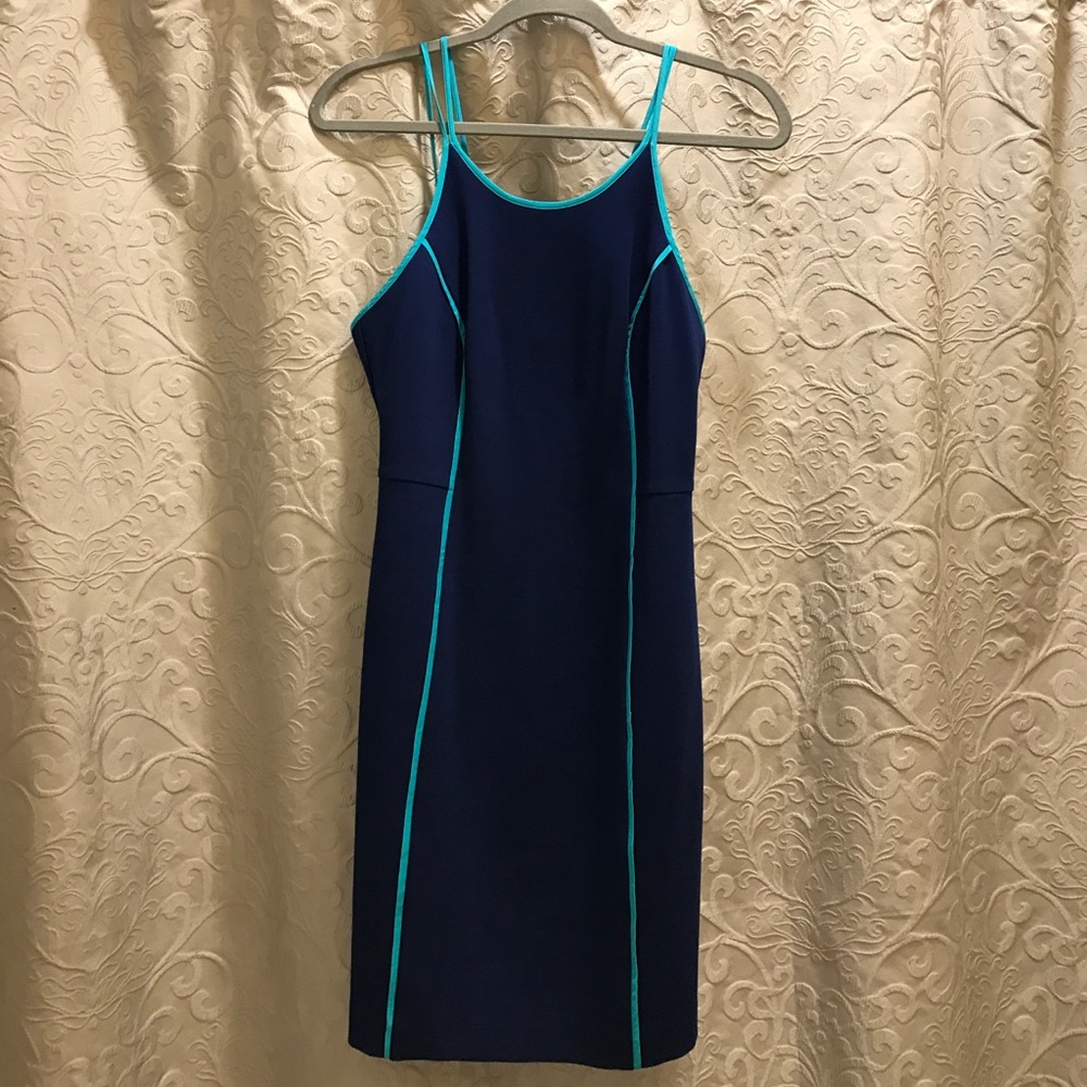 Trina Turk blue/turquoise dress
