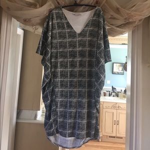 Anthropologie Bella Luxe Black and White Dress
