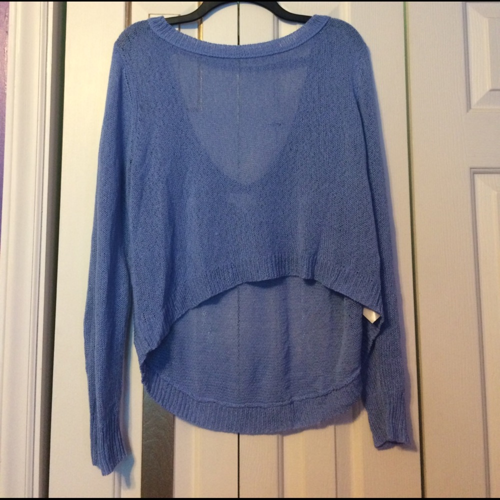 Bisou Bisou Oversized Crop Top Sweater