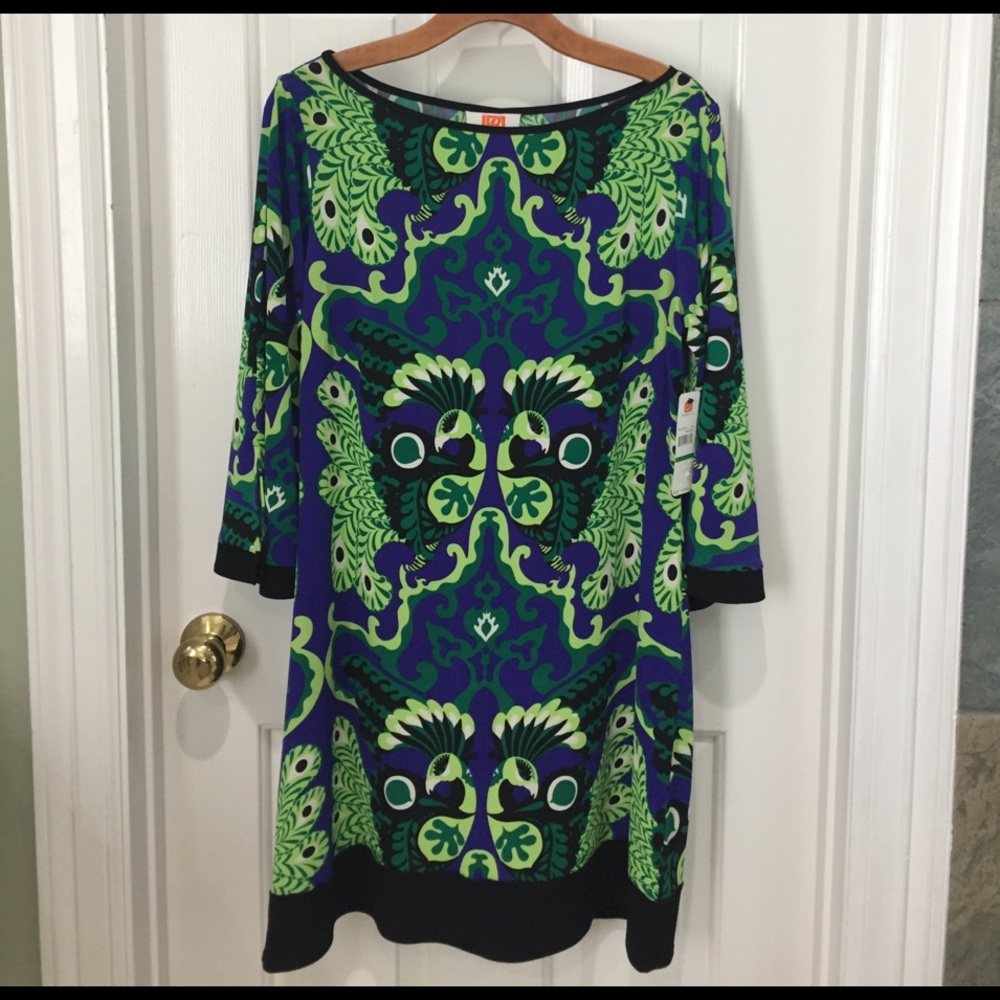 NEW - Laundry Peacock Colored Dress