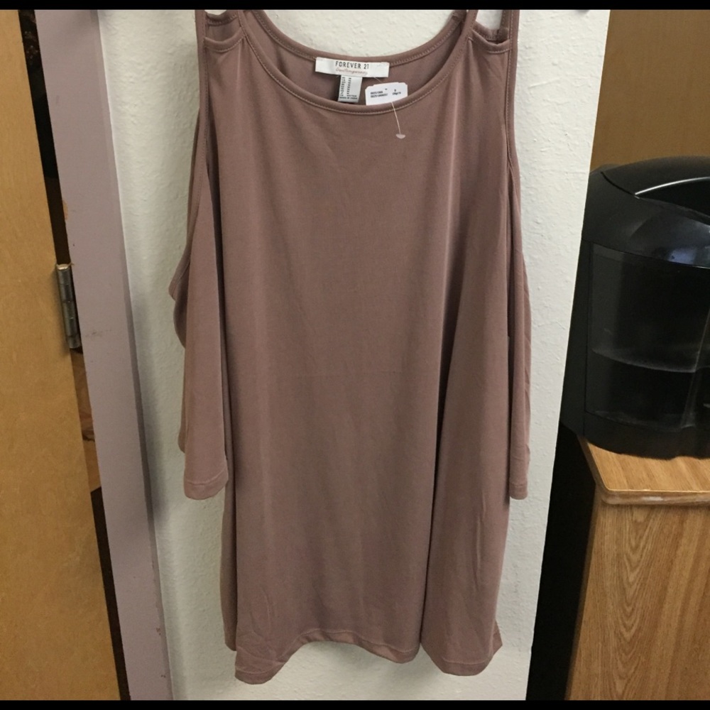 Off the shoulder mini dress